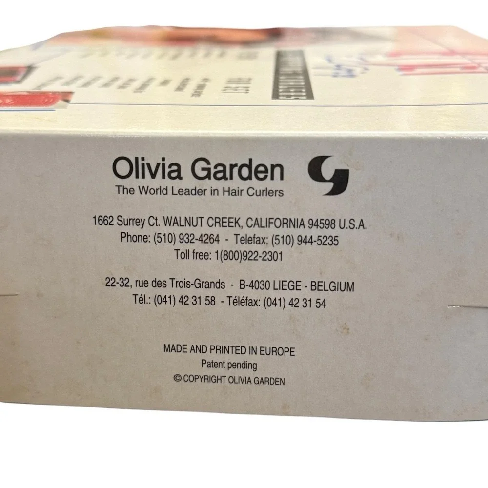Vintage Olivia Garden Jet Set EZ Grip Self Gripping Hair Curlers 96 Pc Set Europ